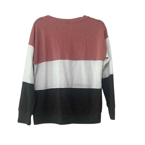 Nine Britton Color-block Pullover Sweater Top - Picture 2 of 6